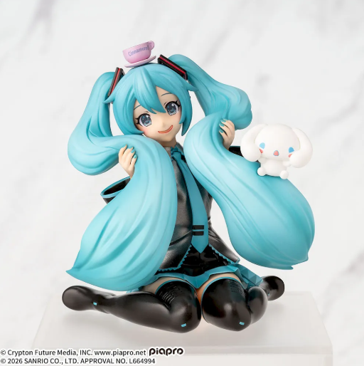 2026/6/26入荷】初音ミク×シナモロール ちょこのせ PM フィギュア‐初音